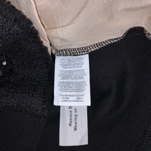 J. Crew Fringey Top In Tweed And Lace- NWT - Picture 15 of 16